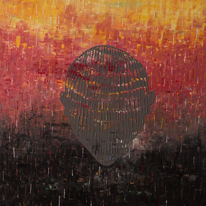 “Rain of Colorful Thoughts.” Concentration, decision, ideas. Acrylic 70 * 50. € 200