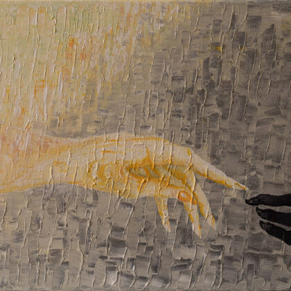 "Choice.” When you need help, light, hope ...    Acrylic 90 * 30. Reserved