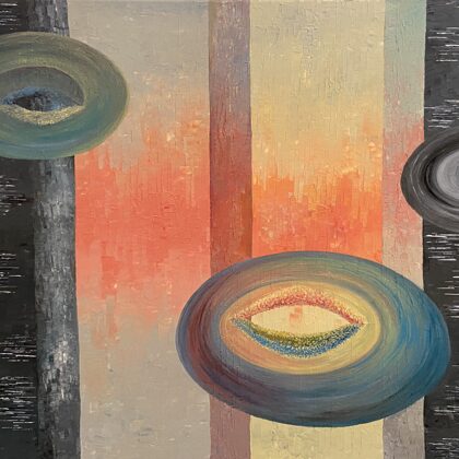 "When the window is looking at you". Acrylic 90*60.€ 290 